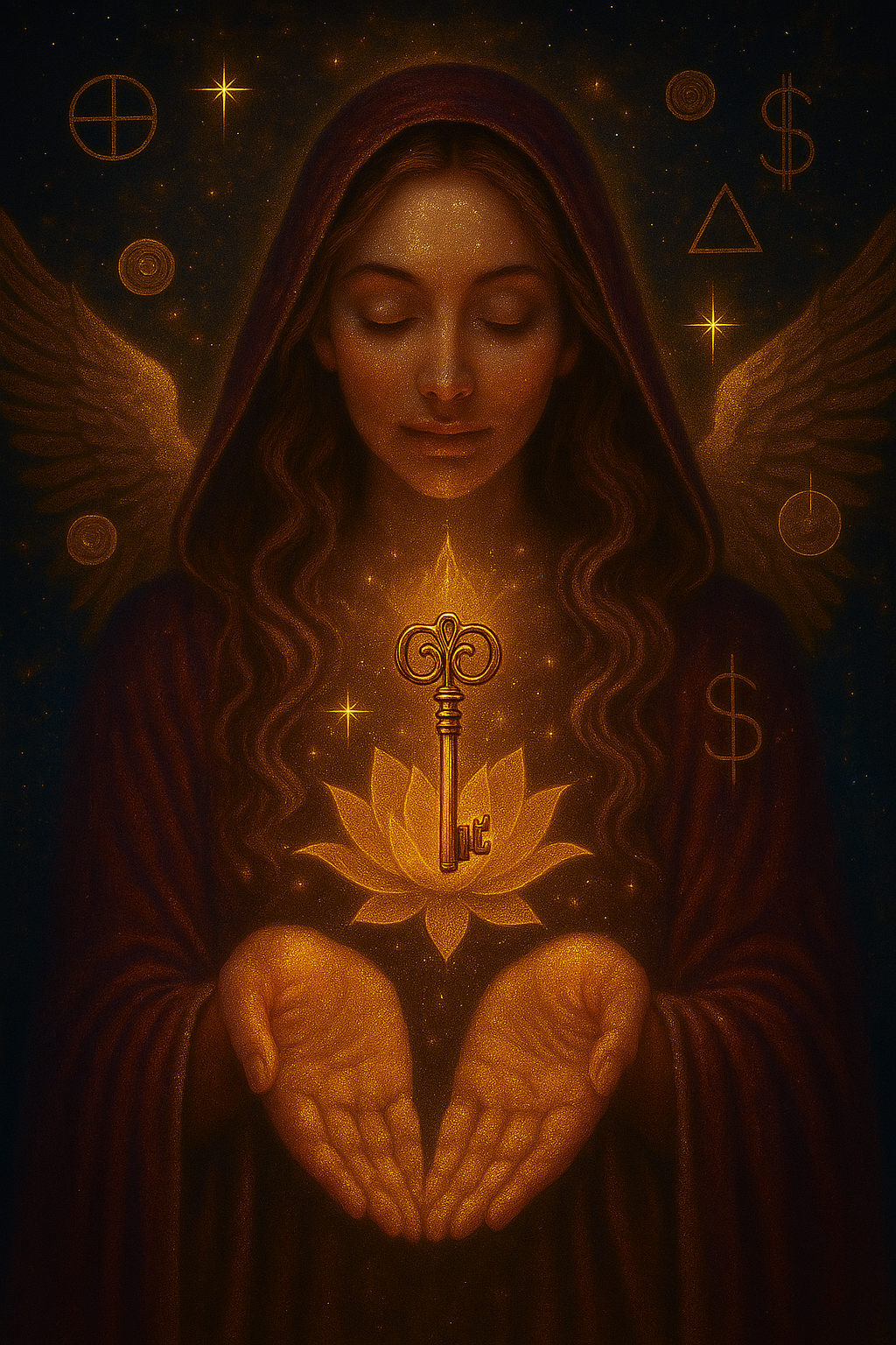 Anjo da Prosperidade - Chaves Sagradas